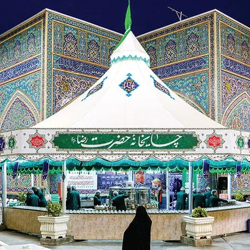 مشارکت در توزیع نذری در صحن غدیر 2