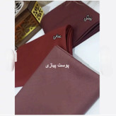 مقنعه کرپ حریر خاویاری قواره 90 و 100 (شامل هدیه)