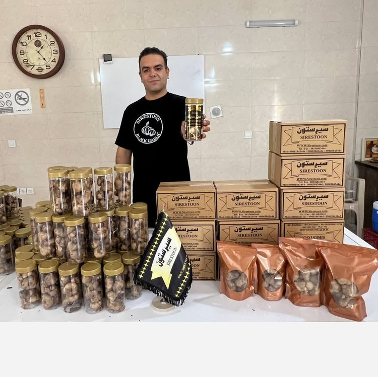 سیر سیاه اصل تازه (یک کیلویی) پاستیلی درجه یک و شیرین تهیه شده ازسیرهمدان