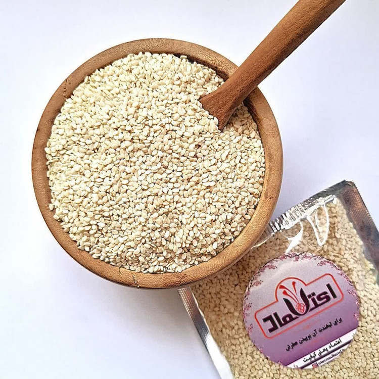 کنجد سفید اعلا 250 گرمی اعتماد کاملا تمیز (کنجدسفیدهندی)