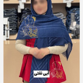 روسری لنین نخی تمام لمه دار قواره 140 سبک و کاربردی