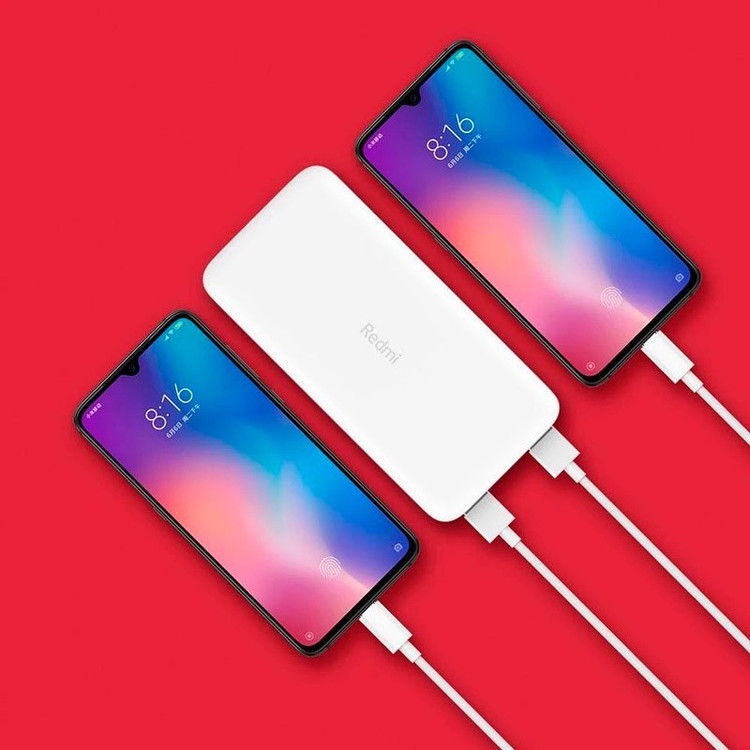 پاور بانک 20000 شیائومی (ارسال رایگان)فست شارژ Xiaomi Redmi PB200LZM 18W گلوبال