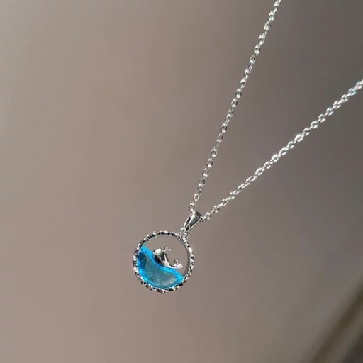 گردنبند وال و دریا دخترانه اکسسوری پینترستی