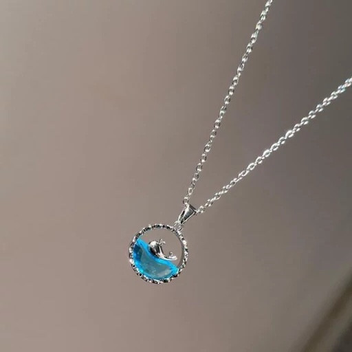 گردنبند وال و دریا دخترانه اکسسوری پینترستی