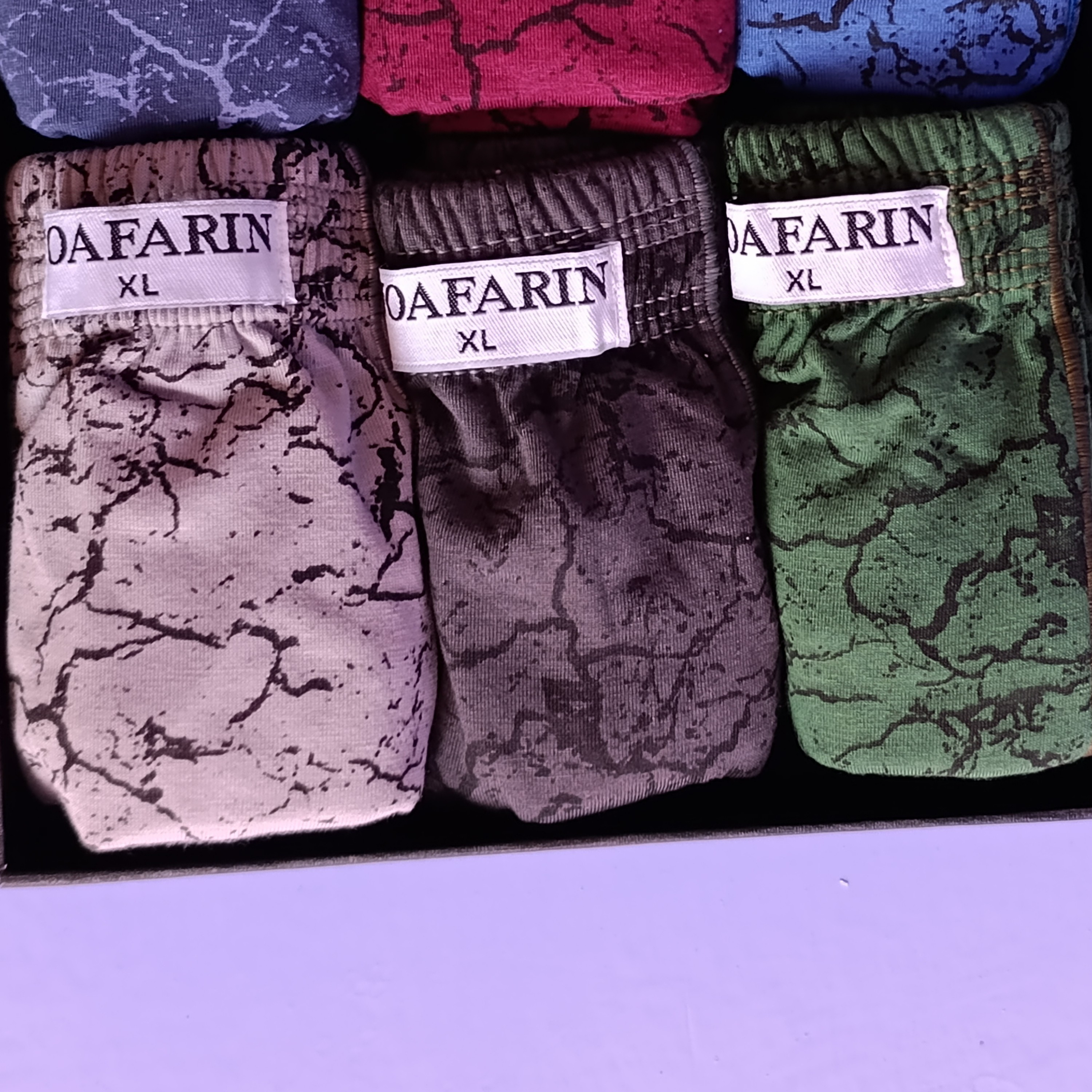 شورت مردانه نخ پنبه نیم پا حراج ایکس لارج دو ایکس لارج سه ایکس لارج ((قیمت تکی هست)) تولیدی مرادخانی