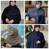 روسری نخی لنین لمه دار قواره بلند (شامل هدیه)