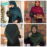 روسری نخی لنین لمه دار قواره بلند (شامل هدیه)