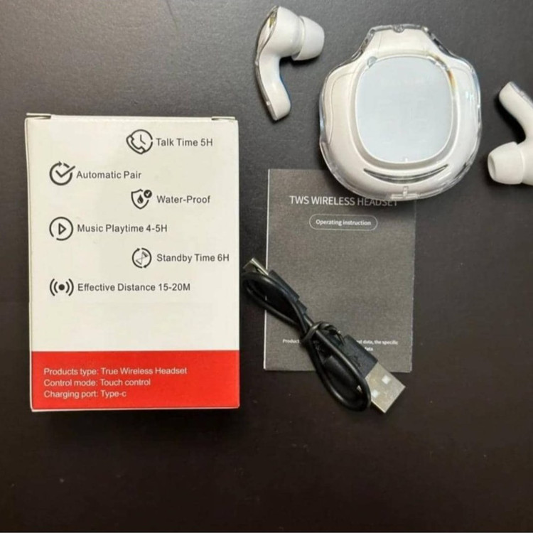 هندزفری بلوتوثی شیشه ای برند WROCKA مدل V5.4