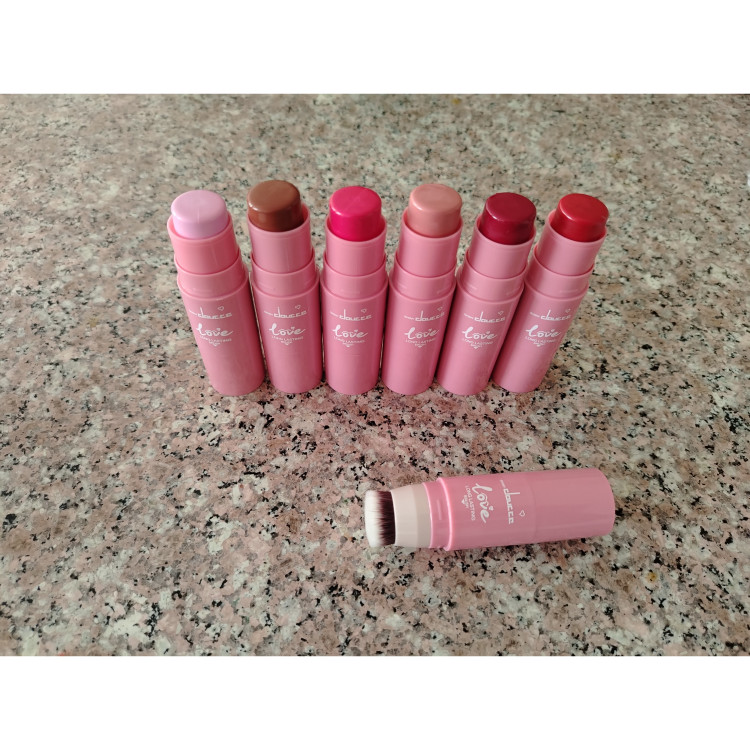 رژ گونه براش دار کاکاویی