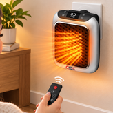 فن هیتر و بخاری برقی فن دار وارداتی مدل CSA 800W صفحه لمسی کنترل دار