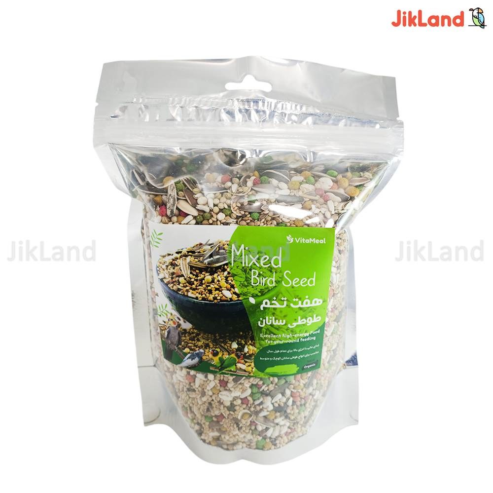 غذای عروس هلندی، کوتوله، مرغ عشق و طوطی ها هفت تخم (بهترین و پر فروش ترین غذای عروس هلندی) یک کیلوگرمی