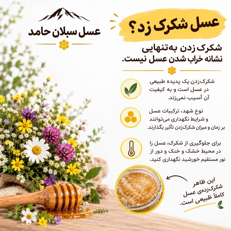 عسل چهل گیاه سبلان 1 کیلویی/زنبورستان اردبیل