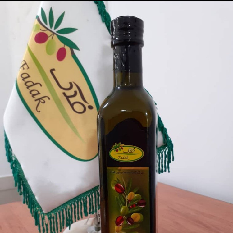روغن زیتون فرابکر فدک نیم لیتری ارگانیک مزرعه سیداحمد بلندنظر