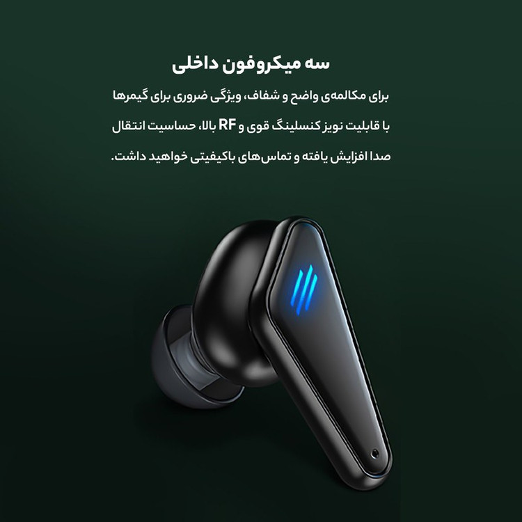 هندزفری بلوتوثی بی سیم و هدفون مدل K55 با بلوتوث 5.3