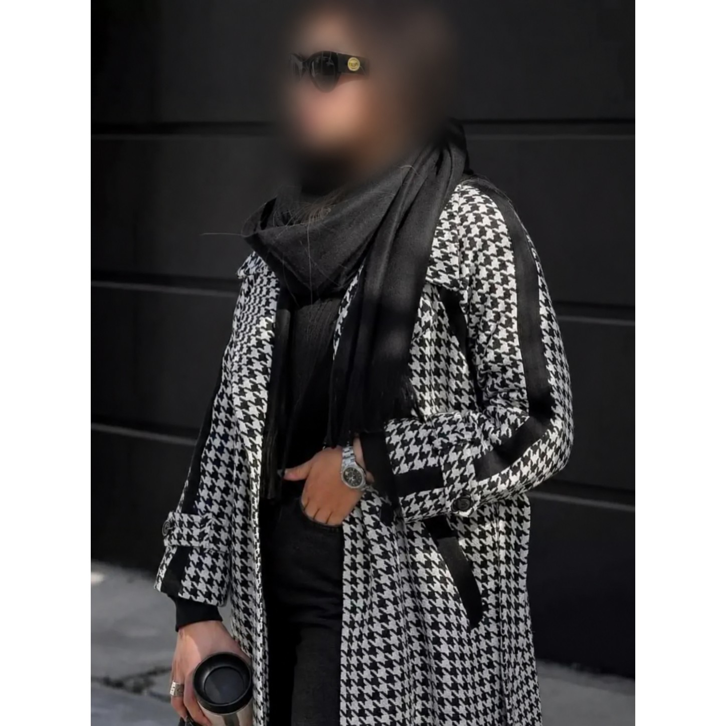 پالتو زنانه پاییزه پیچازی مدل چکاوک