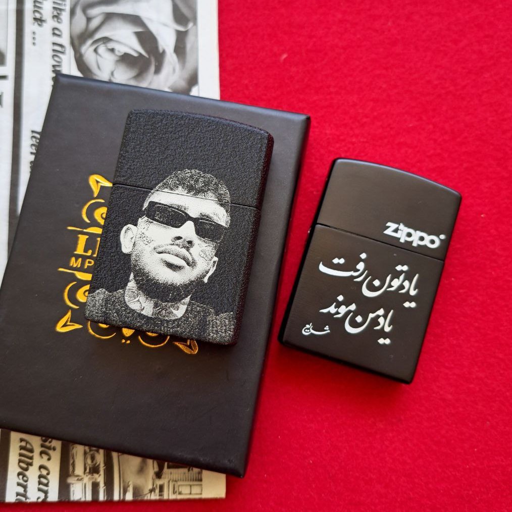 فندک عکس دلخواه (حک چهره) زیپو گازی با عکس خودت