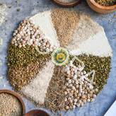 هفت جوانه (پروتئین ساز و سرشار از آنتی اکسیدان-منیزیم- آهن-کلسیم و ویتامینها )