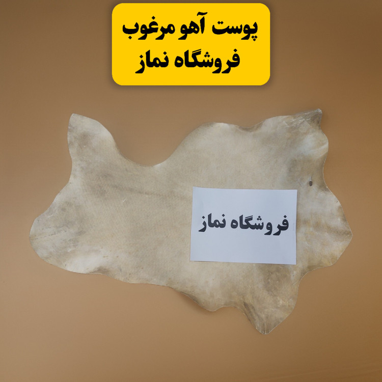 حرز امام جواد روی پوست آهو همراه بازوبند چرم طرح دار با تربت کربلا با رعایت دقیق شرایط و آداب