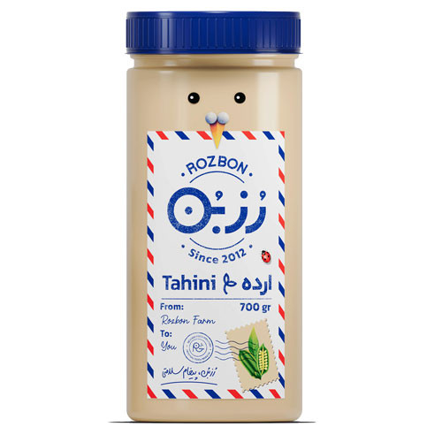 ارده 700 گرمی رُزبُن