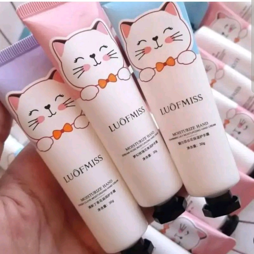 کرم دست مرطوب کننده طرح گربه ای لوفیمیس(آرایشی هوتران) کرم دست لوفیمیس