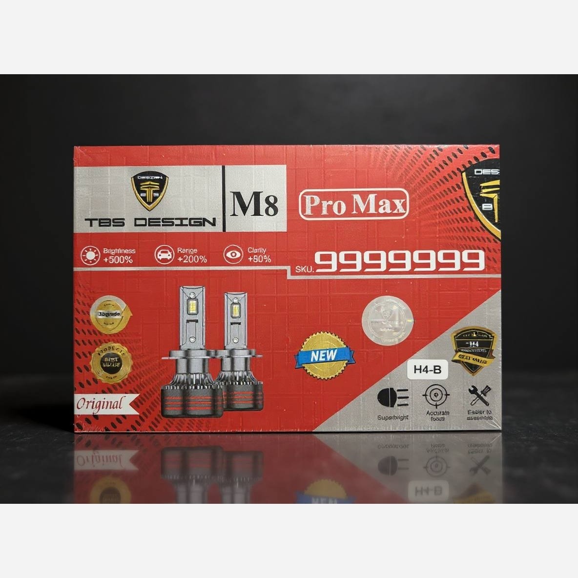هدلایت توبیز اصلی پایه H1 مدل M8 PROMAX با گارانتی