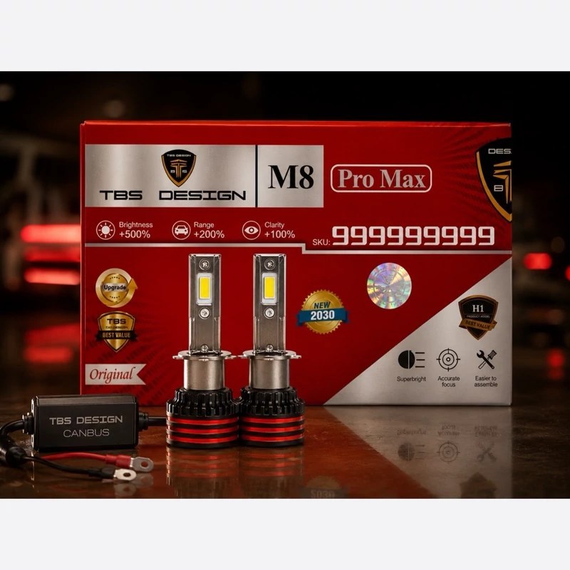 هدلایت توبیز اصلی پایه H1 مدل M8 PROMAX با گارانتی