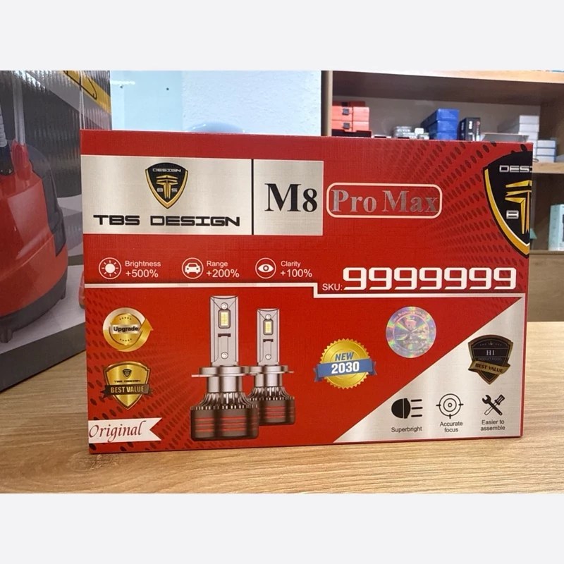 هدلایت توبیز اصلی پایه H1 مدل M8 PROMAX با گارانتی