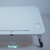 میز تحریر تاشو MDF (70در50)سفید وایت بردی ارتفاع32 cm