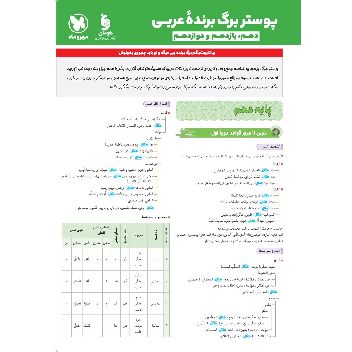 کتاب عربی جامع انسانی درسنامه و تست ALL IN ONE واقعا ویژه کنکور 1406 جامع مهر و ماه چاپ1405