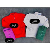 دورس مردانه نیم زیپ توکرکی پتویی سفت بافت ازL تا5XL