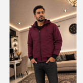 کاپشن مردانه خزدار ضدآب و بادگیر ارسال رایگان