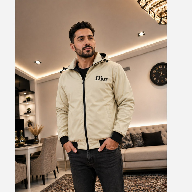 کاپشن مردانه خزدار ضدآب و بادگیر ارسال رایگان