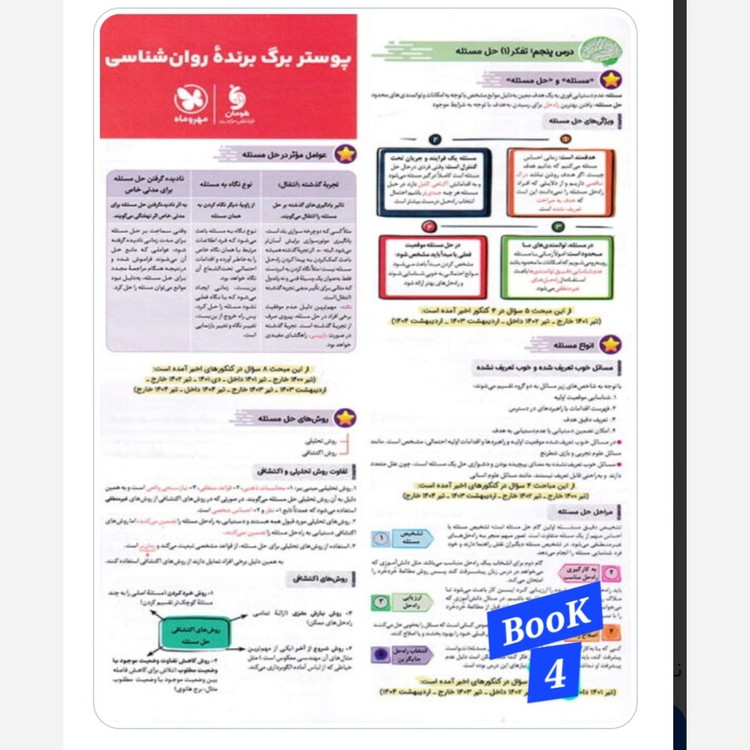 کتاب روانشناسی جامع کنکور انتشارات مهر و ماه چاپ 1405 پک 3 جلدی