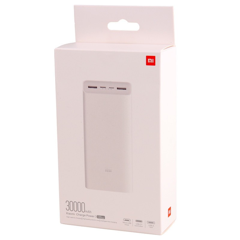 پاور بانک فست شارژ شیائومی30000 میلی آمپر(ارسال رایگان) Mi Power Bank 3 PB3018ZM PD 18W