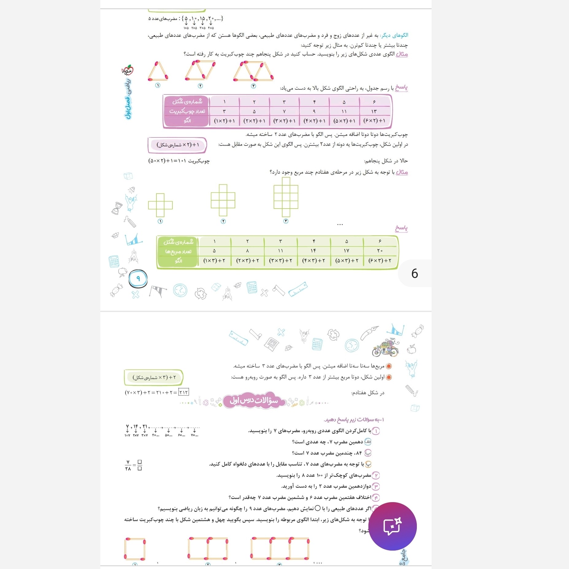 کتاب جامع ششم دبستان ماجراهای من و درسام انتشارات خیلی سبز چاپ 1405