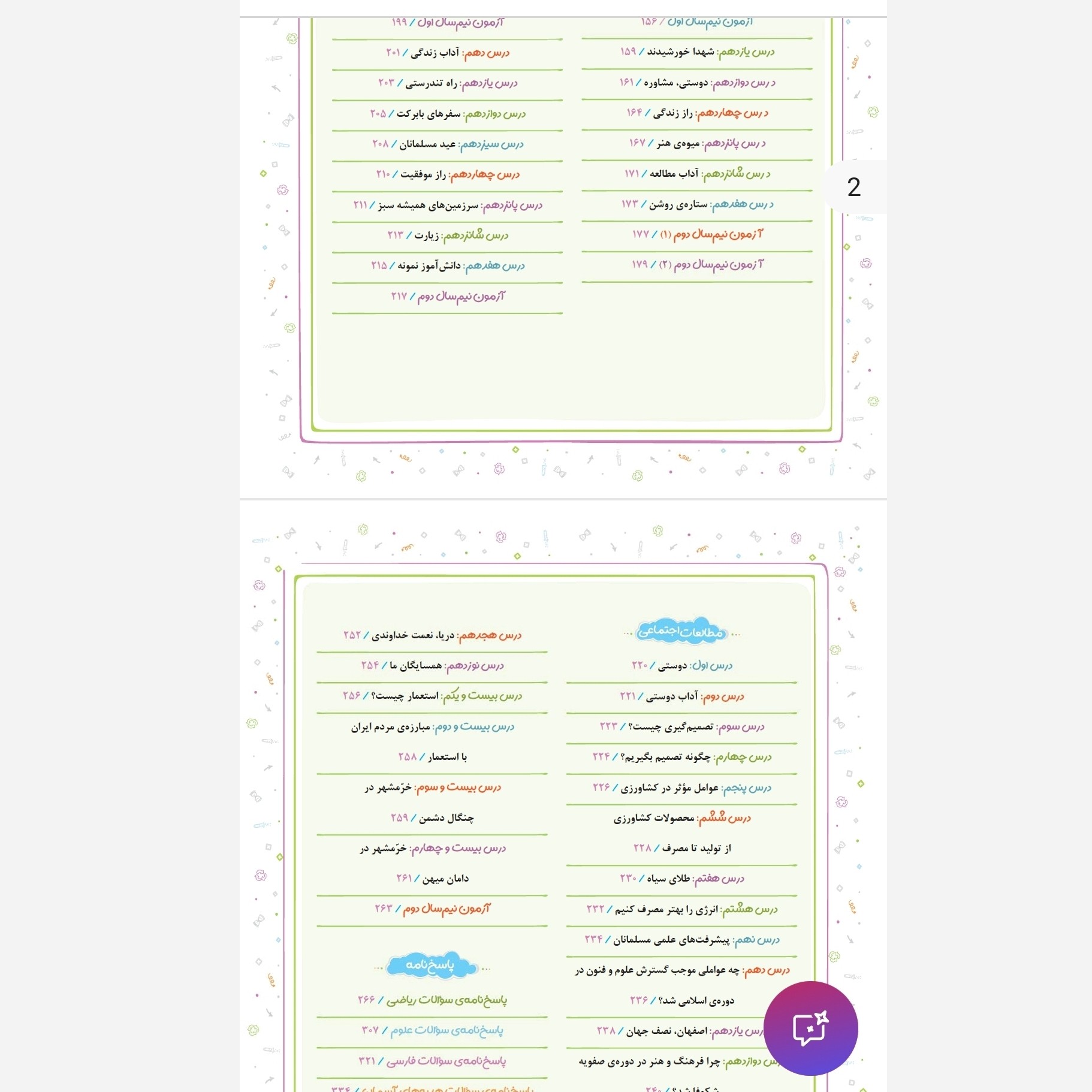کتاب جامع ششم دبستان ماجراهای من و درسام انتشارات خیلی سبز چاپ 1405