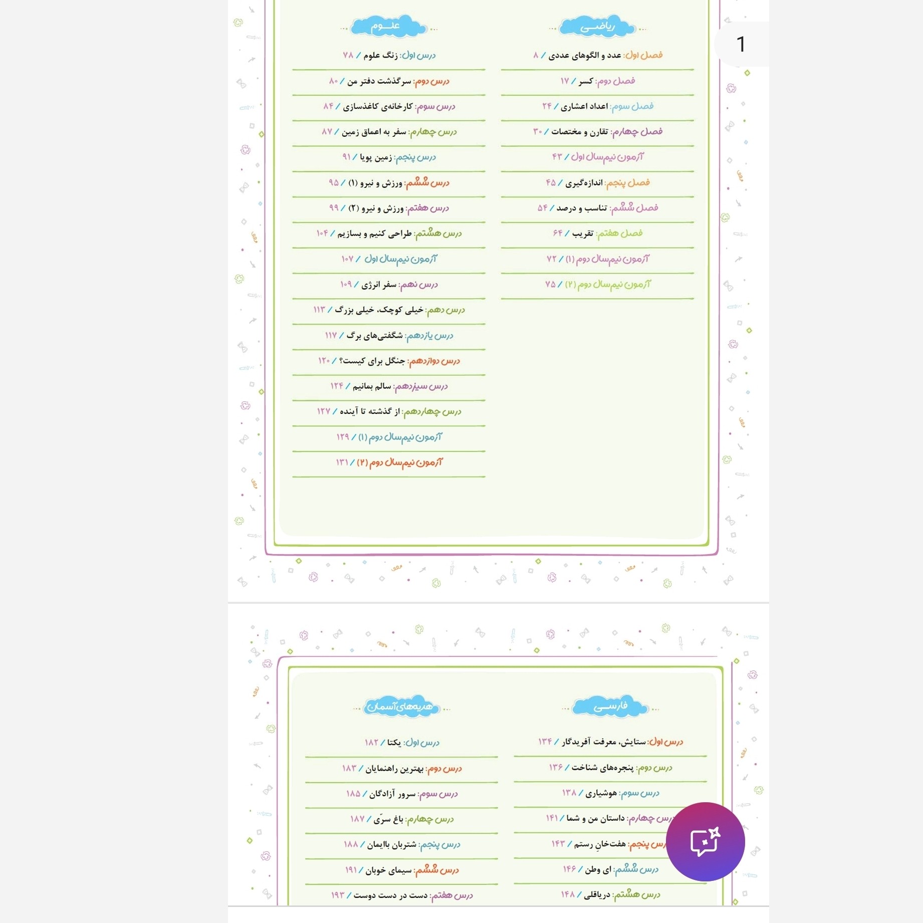 کتاب جامع ششم دبستان ماجراهای من و درسام انتشارات خیلی سبز چاپ 1405