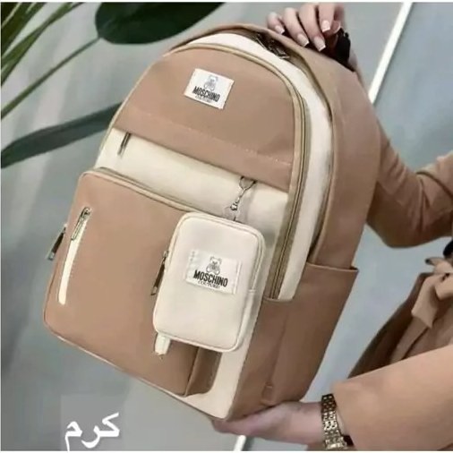 کوله پشتی دخترانه مدل دو تیکه جنس خارجی