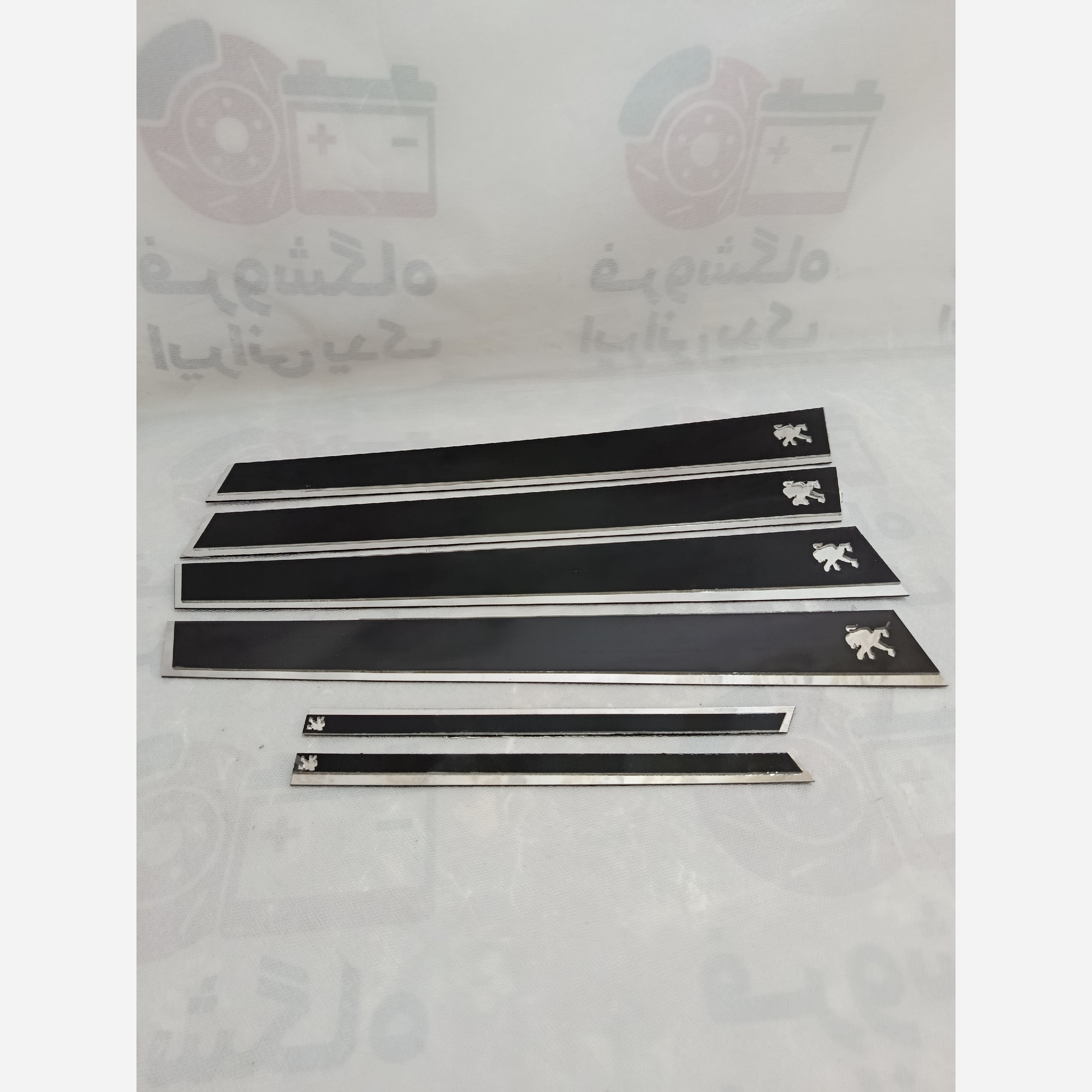 قاب ستون فلکسی اسپرت پژو405و پارس/زه بغل درب پژو405وپارس 6 عددی(کد873)/زه بغل درب ماشین/نوار محافظ درب خودرو/قاب ستون