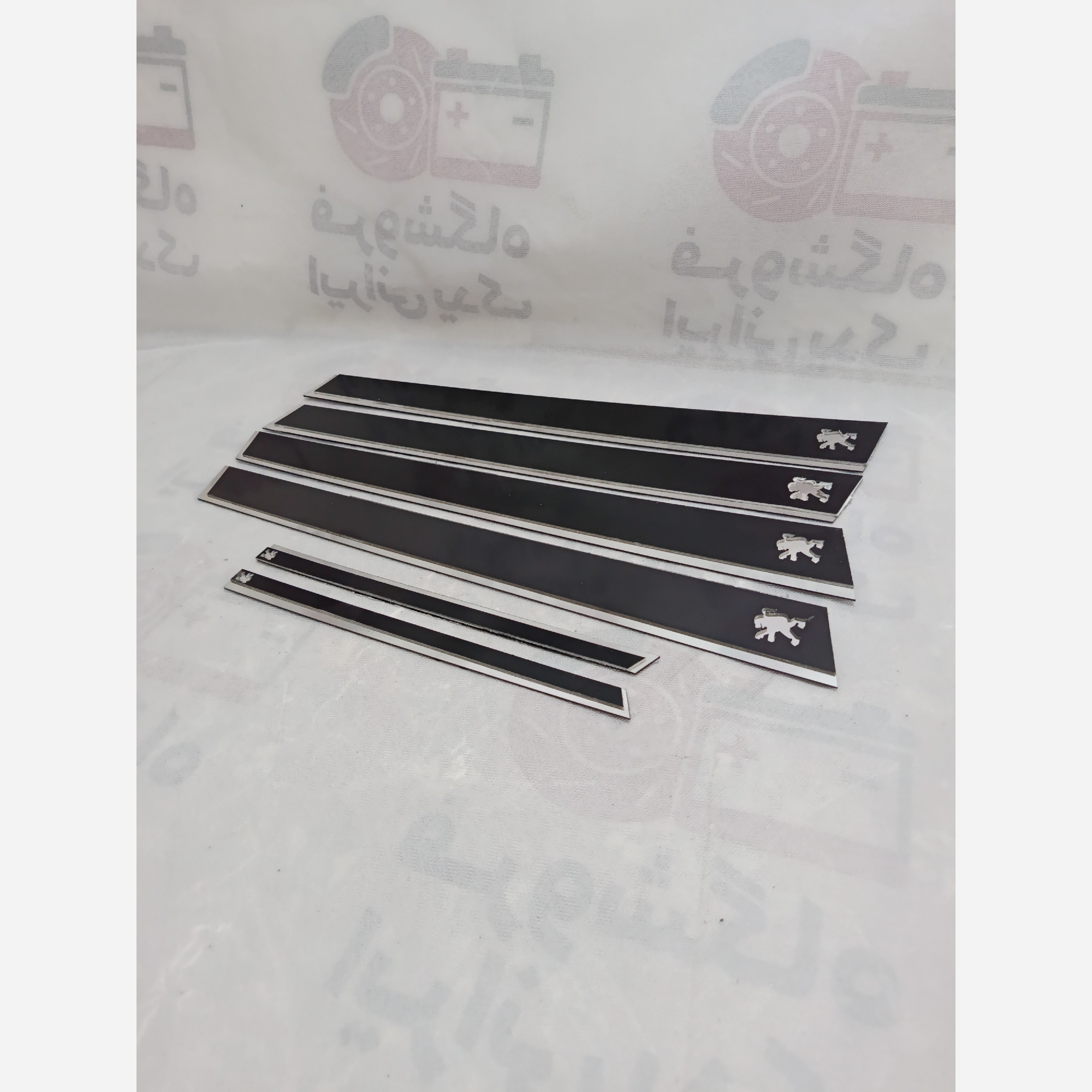 قاب ستون فلکسی اسپرت پژو405و پارس/زه بغل درب پژو405وپارس 6 عددی(کد873)/زه بغل درب ماشین/نوار محافظ درب خودرو/قاب ستون