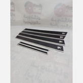قاب ستون فلکسی اسپرت پژو405و پارس/زه بغل درب پژو405وپارس 6 عددی(کد873)/زه بغل درب ماشین/نوار محافظ درب خودرو/قاب ستون