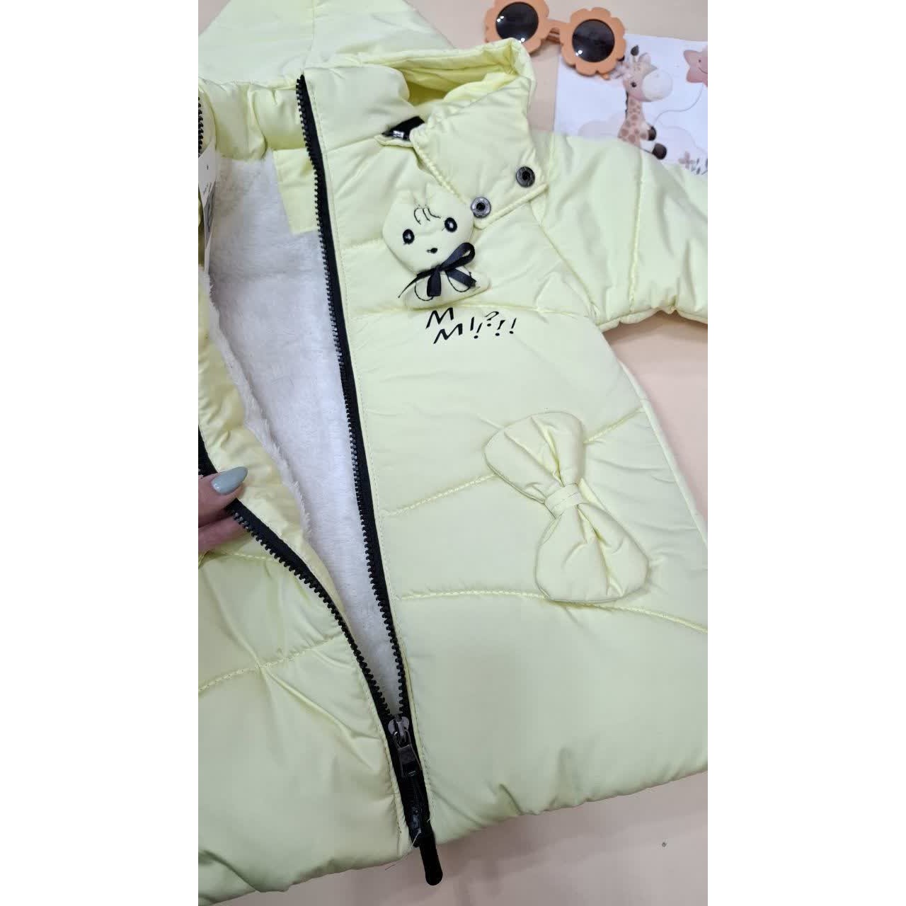 کاپشن جیب پاپیونی دخترانه