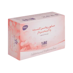 صابون روشن کننده و لایه بردار بیز