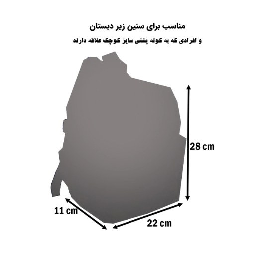 کوله پشتی بچگانه توریث مدل AA-8898مناسب مهد کودک