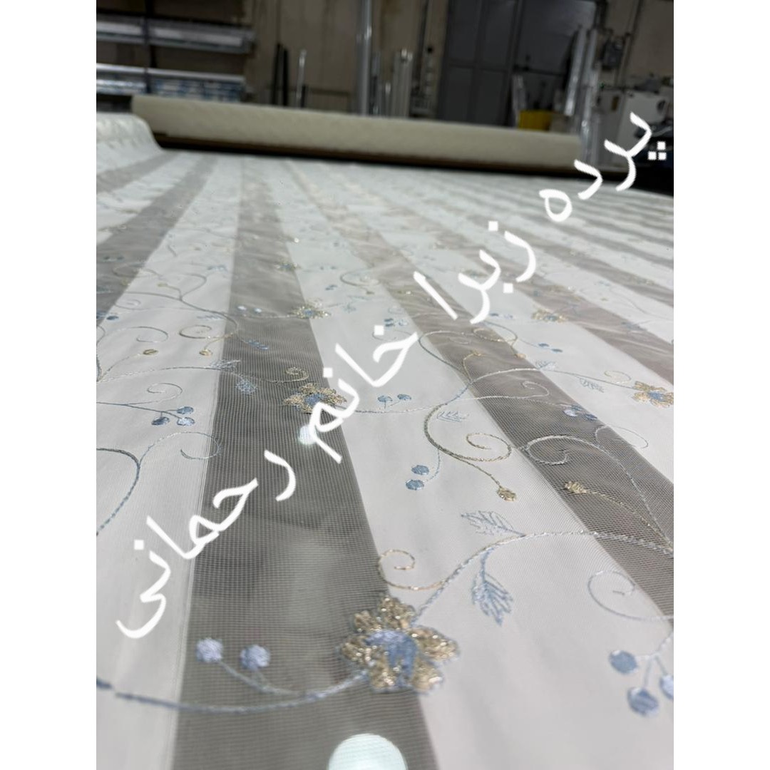 پرده زبرا گلدوزی تخفیف خورده نمونه 10در 10سانت