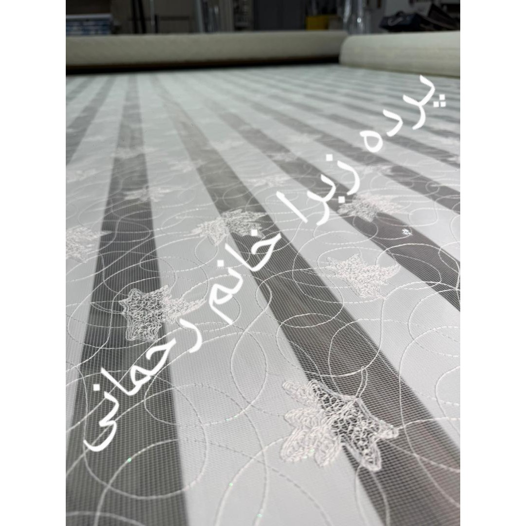 پرده زبرا گلدوزی تخفیف خورده نمونه 10در 10سانت