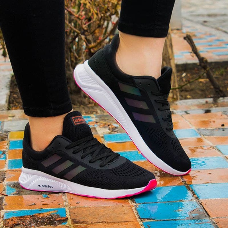 کتونی آدیداس فالکون مشکی قرمز مردانه و زنانه و بزرگپا Adidas Falcon کفش اسپرت