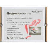 ترازو آشپزخانه اصلی چین برند سومیت با باطری، دیجیتال 10 کیلویی sf 400 دقت 1 گرم، سفید درجه 1 ، ممتاز 5 ستاره