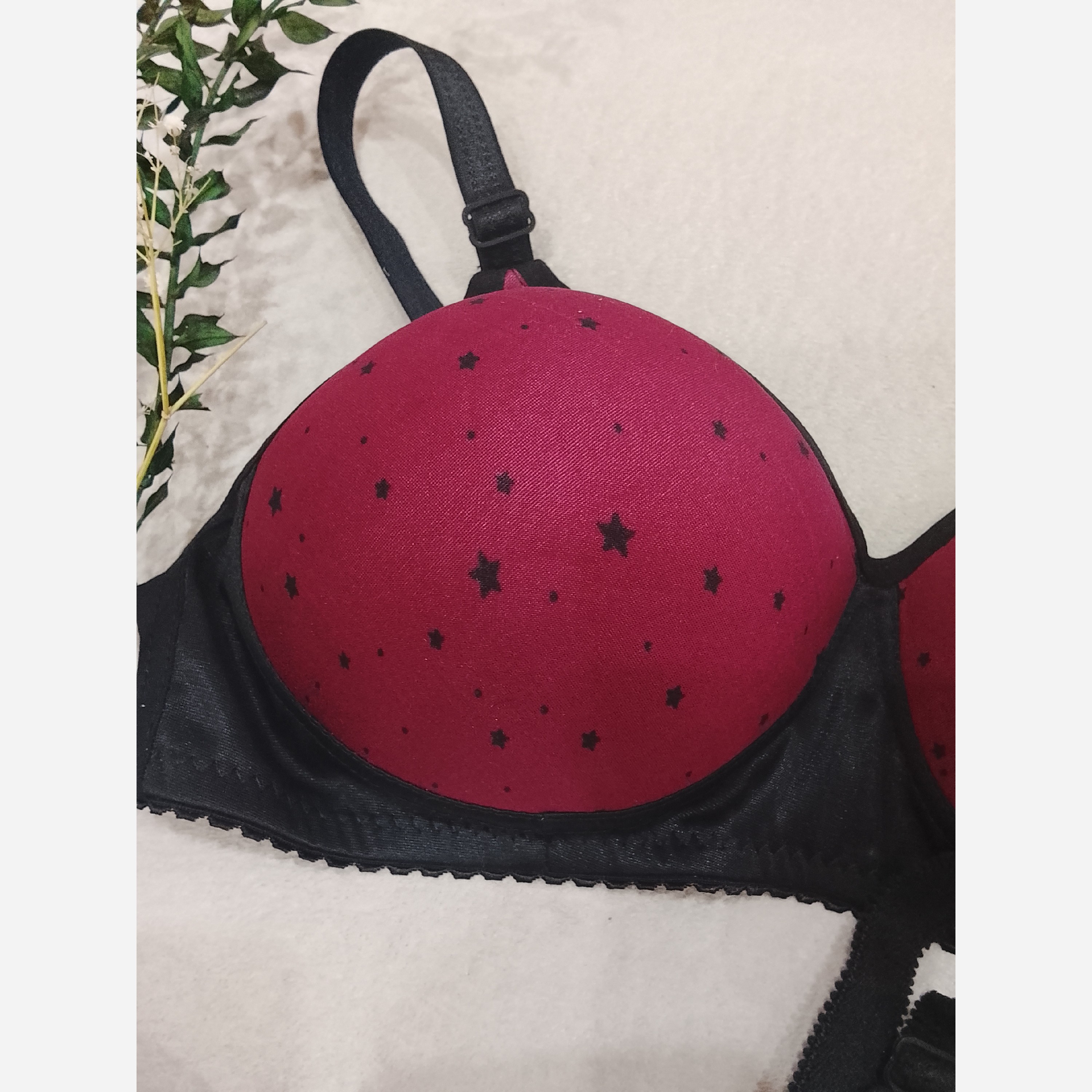 سوتین اسفنجی (بدون فنر)رنگی قلبی کش اسپرت کلوین سایز 60تا90 کیفیت عالی غرفه مهوان بانو