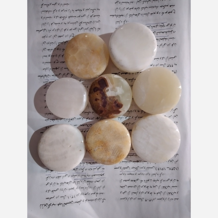 مهر نماز سنگی مرمر (دو طرف ساب)